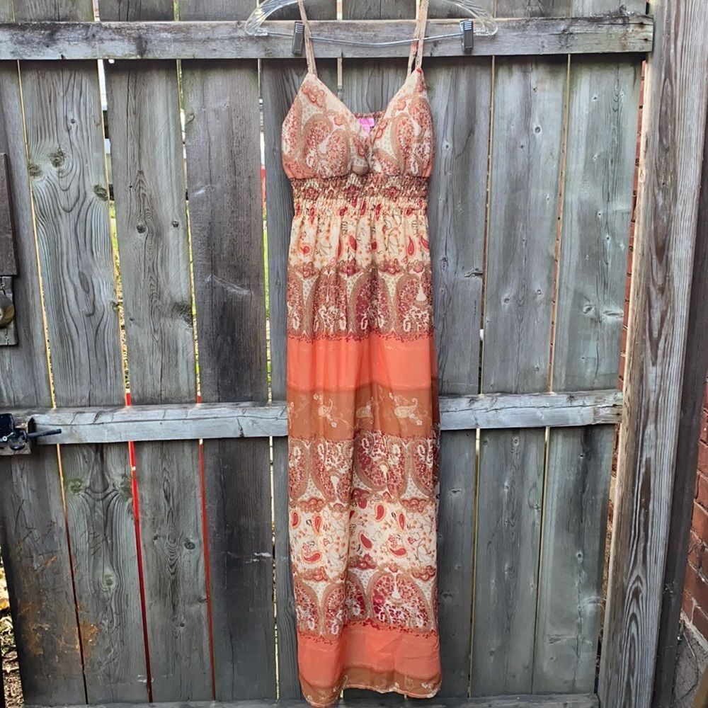 She’s Cool shimmer maxi dress sz. S